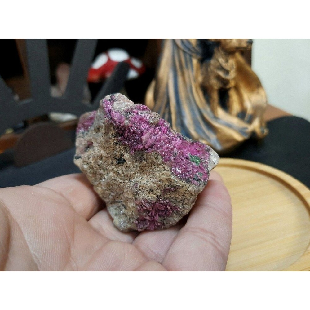 Pink Cobalt Calcite Crystal Mineral Cluster